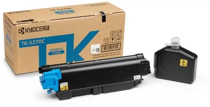 Тонер Картридж Kyocera TK-5270C голубой (6000стр.) для Kyocera M6230cidn/M6630cidn/P6230cdn