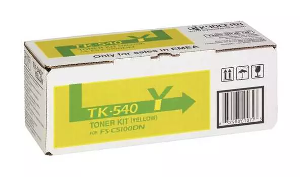 Тонер-картридж Kyocera TK-540Y (1T02HLAEU0) Yellow