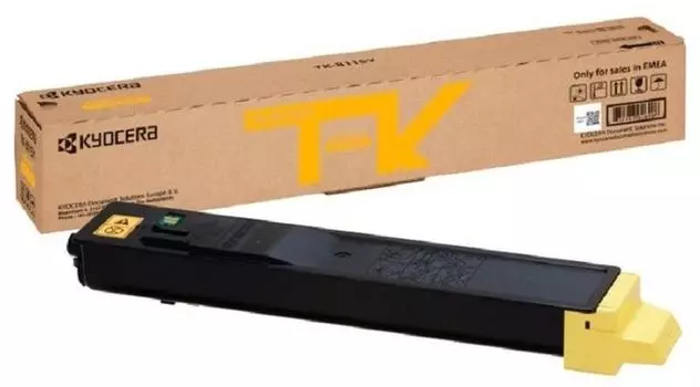 Тонер Картридж Kyocera TK-8115Y желтый (6000стр.) для Kyocera M8124cidn/M8130cidn