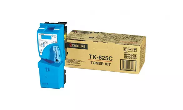 Тонер-картридж Kyocera TK-825C (1T02FZCEU0) Cyan