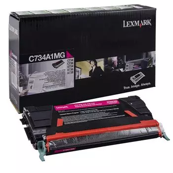 Тонер-картридж Lexmark C734A1MG пурпурный
