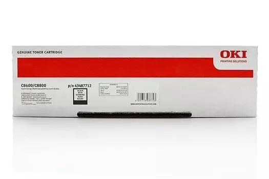 Тонер-картридж Oki C8600/8800 6K (black)