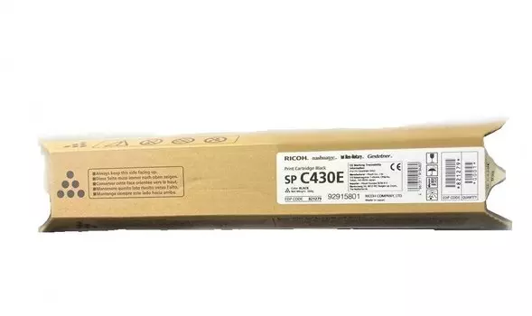 Тонер-картридж тип SP C430E черный ресурс по ISO 21К Aficio SP C430DN / SP C431DN/ SP C440DN