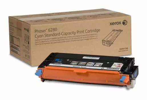 Тонер Картридж Xerox 106R01400 голубой (5900стр.) для Xerox Ph 6280