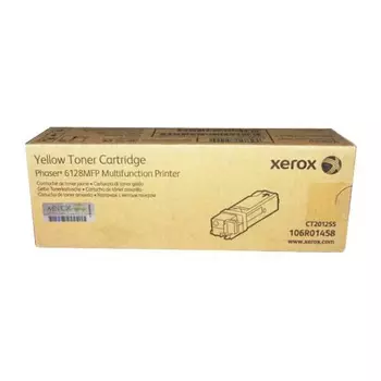 Тонер Картридж Xerox 106R01458 желтый (2500стр.) для Xerox Ph 6128
