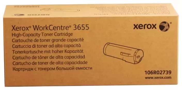 Тонер Картридж Xerox 106R02739 черный (14400стр.) для Xerox WC 3655