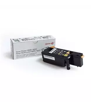 Тонер картридж Xerox 106R02756 Phaser 6020/WorkCentre 6025/6027 желтый, 1000 стр (эквивалент артикулу 106R02762), нужен чип