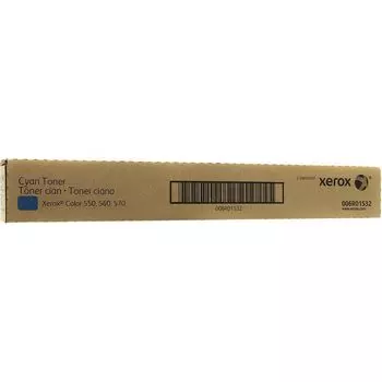 Тонер-картридж XEROX Colour 550 голубой (34K) (006R01532)