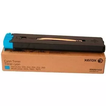 Тонер-картридж XEROX DC 240/250/242/252/ WC 7655/7665 голубой 2 шт. (006R01452)