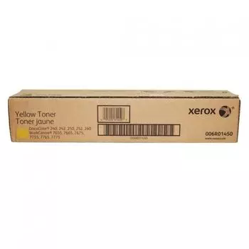 Тонер-картридж XEROX DC 240/250/242/252/ WC 7655/7665 желтый 2 шт. (006R01450)