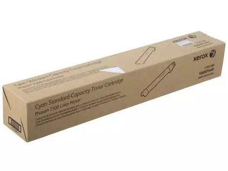 Тонер-картридж XEROX Phaser 7500 голубой (9,6K) (106R01440)
