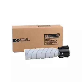 Тонер Katun для Konica-Minolta bizhub 164/165/184/185/195/215/226/235/266/306/Develop ineo 164/165/185/215/226/266/306 TN-116/TN-118 (туба, 282г)