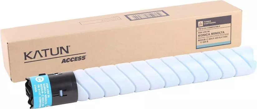 Тонер Katun для Konica-Minolta bizhub C258/C308/C368/C454/C454e/C554/C554e/ Develop ineo+ 258/308/368/454/454e/554/554e TN-324C/TN-512C синий (туба, 514г)