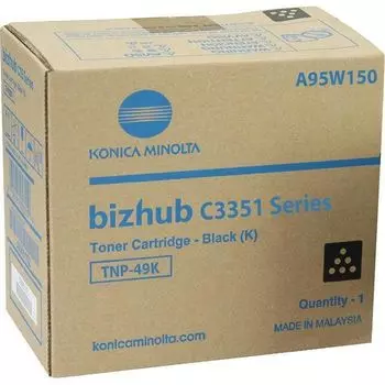 Тонер Konica-Minolta bizhub C3351/C3851 черный TNP-49K