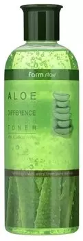 Тонер освежающий с экстрактом алоэ FarmStay Aloe Visible Difference Fresh Toner, 350мл