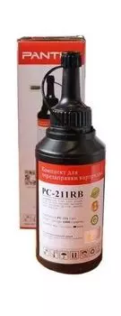 Тонер Pantum PC-211RB черный флакон (в компл.:чип) для принтера Series P2200/2500/M6500/6550/6600