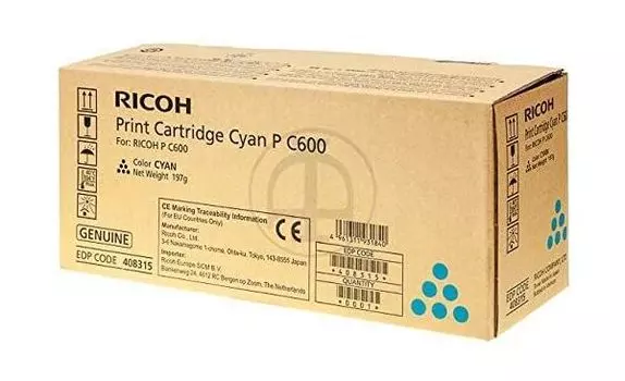 Тонер Ricoh P C600 (408315) голубой