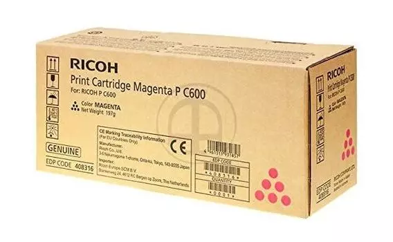 Тонер Ricoh P C600 (408316) малиновый