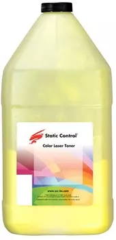 Тонер Static Control KYTK5140-1KG-Y для Kyocera (фл. 1кг) желтый