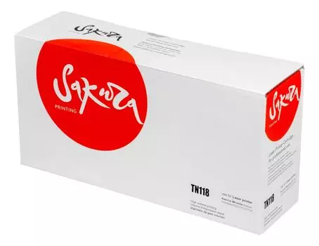 Тонер-туба SAKURA KMTN-118 для Konica Minolta, черный, 12000 к. bizhub215/bizhub226