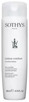 Тоник для чувствительной кожи с экстрактом хлопка и термальной водой Sothys Сomfort Cleansing Lotion, 200 мл