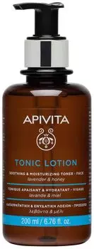Тоник успокаивающий и увлажняющий APIVITA, флакон-помпа, 200 мл