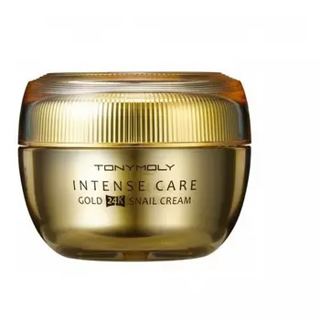 TONYMOLY Крем для лица с муцином улитки и коллоидным золотом INTENSE CARE GOLD 24K SNAIL CREAM, 45мл
