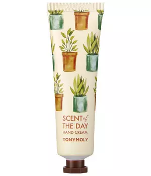 TONYMOLY Крем для рук c экстрактом бергамота, розы, жасмина, ванили, мускуса SCENT of THE DAY HAND CREAM So Cool, 30мл