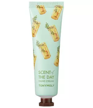 TONYMOLY Крем для рук с экстрактом мандарина, лайма, лимона, вербена SCENT of THE DAY HAND CREAM So Fresh, 30мл