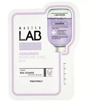 TONYMOLY Тканевая маска для лица с керамидами MASTER LAB REAL CERAMIDE, 19г