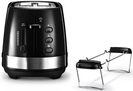 Тостер Delonghi CTLA2103.BK 900Вт черный