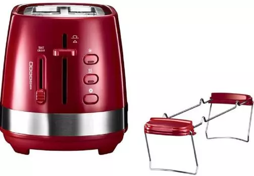 Тостер Delonghi CTLA2103.R 900Вт красный