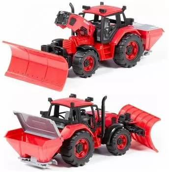 Трактор "Belarus" снегоуборочный (в коробке) 91888