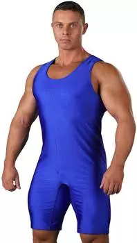 Трико борцовское двухстороннее, 3601, Красно-синий, 46