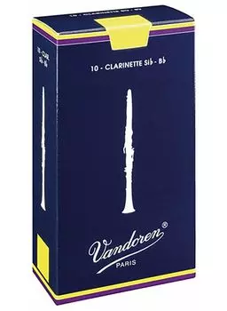 Трости для кларнета Vandoren CR1015 Bb традиционные №1,5 10шт