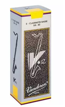 Трости Vandoren CR6235 BASS V12 для бас-кларнета №3,5 5шт