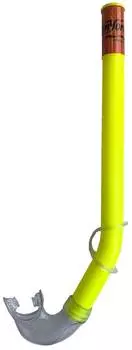 Трубка для плавания детская (с загубником, маскодержатель), 3102 (H062), Желтый,