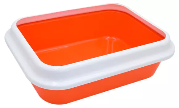 Туалет для кошек LEADER с рамкой 46*34,5*14 см 11151