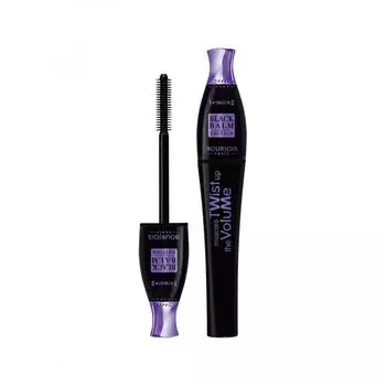 Тушь объемная для ресниц 2в1 Bourjois Twist Up The Volume, тон Black balm