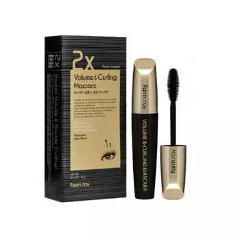 Тушь объемная и подкручивающая для ресниц FarmStay Volume &amp; Curling Mascara, 12g