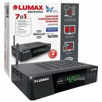 TV-тюнер DVB-T2 Lumax DV4207HD, WiFi