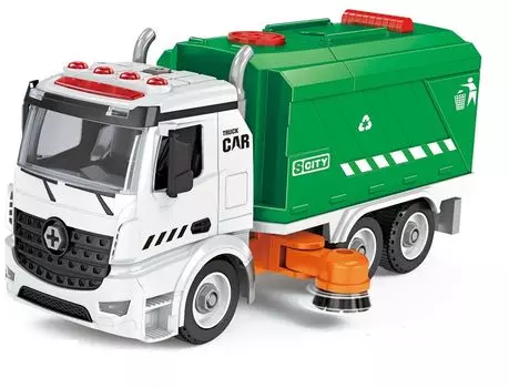 Уборочная машина конструктор фрикционный свет звук FТ61118