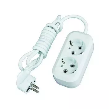 Удлинитель 2х3м с заземл. 16А IP20 Е-302 АБС-пл. ПВС 3х1 UNIVersal 9631973