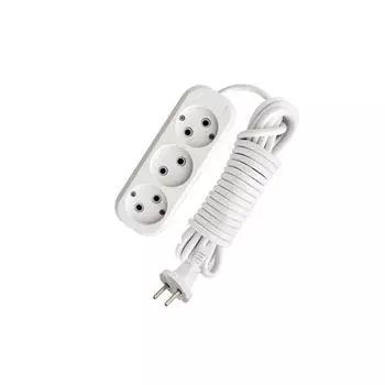 Удлинитель 3х2м без заземл. 10А IP20 Е-203 АБС-пл. ПВС 2х0.75 UNIVersal 9631963