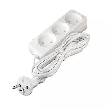 Удлинитель 3х5м без заземл. 10А IP20 2.2кВт Союз 481S-1305