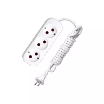 Удлинитель 3х7м без заземл. 6А IP20 У6-639М ПВС 2х0.75 UNIVersal 639М-07