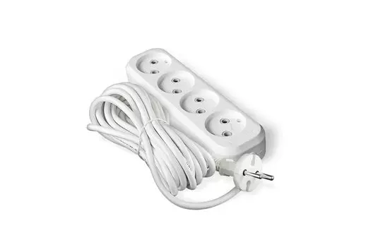 Удлинитель 4х7м без заземл. 6А IP20 У6-766М ПВС 2х0.75 UNIVersal 766М-07