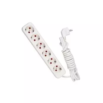 Удлинитель 6х3м с заземл. 16А IP20 LEZARD 720-0603-601