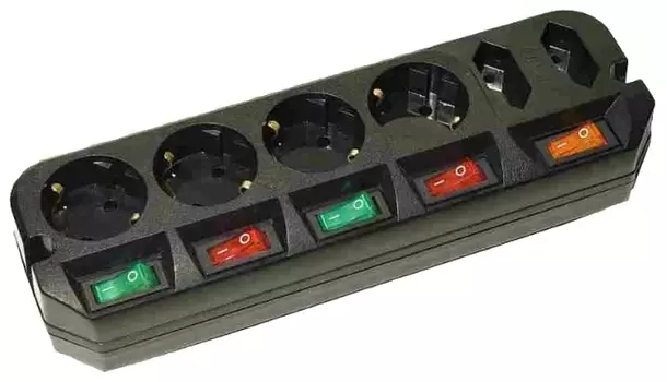 Удлинитель электрический MOST A16 (7м, черный)