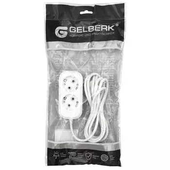 Удлинитель Gelberk GLK-2g 5м, 2 розетки